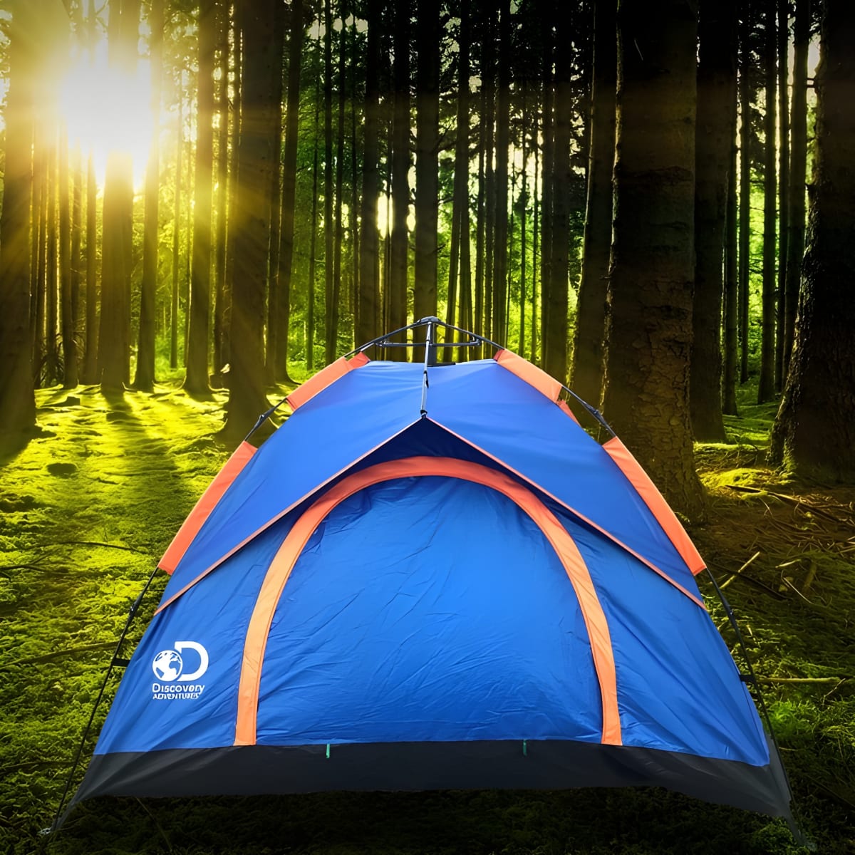אוהל פתיחה מהירה ל-4 אנשים DS-1000 מבית דיסקברי לכנסים ולטיולים