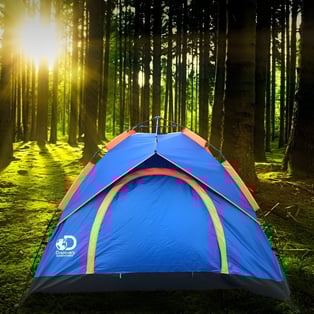 אוהל פתיחה מהירה ל-4 אנשים DS-1000 מבית דיסקברי לכנסים ולטיולים