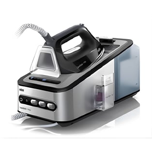 מגהץ קיטור מקצועי BRAUN עם תחתית ELOXEL ו-7 BAR