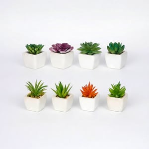 עציץ קקטוס מלאכותי דקורטיבי מרענן לחלל הבית