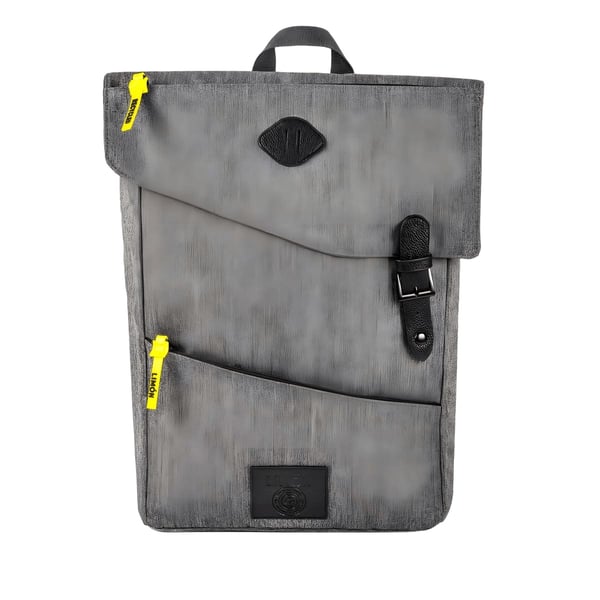 תיק גב למחשב נייד אפור ממוחזר 15.6 אינץ' מבית LIMON