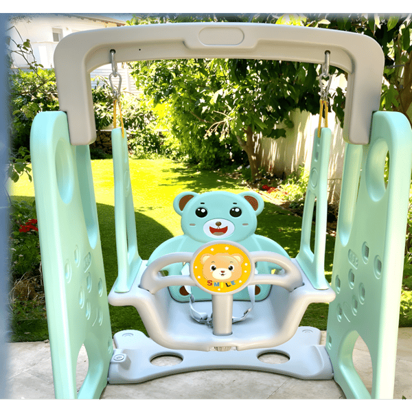 נדנדת ילדים ניידת להרכבה קלה לבית, חצר או מרפסת