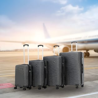 סט מזוודות קשיחות ALPINE SWISS בגדלים 20, 24, 28, 32