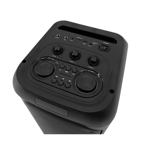 רמקול Bluetooth אלחוטי עם מיקרופון ושלט + אורות LED