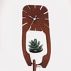 Decorative Desk Clock with Plant Holder