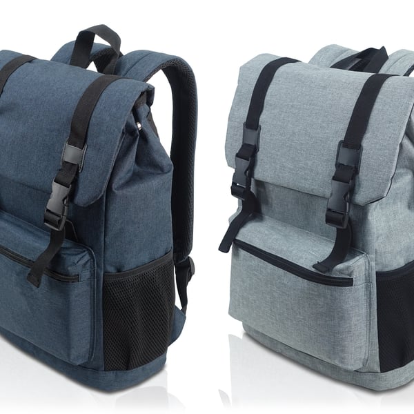 Solo Laptop Backpack with Stylish Flap Design