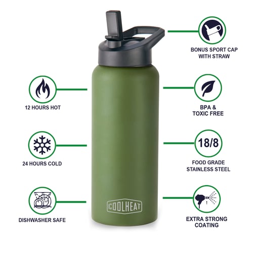 בקבוק תרמי אלסקה 1,000 מ"ל – שומר קור וחום