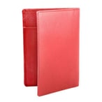 Napa Leather Passport Cover with Card Pockets