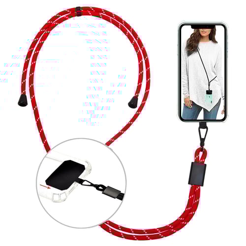 שרוך נשיאה לטלפון עם אבזם מתכת - עדי