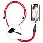 שרוך נשיאה לטלפון עם אבזם מתכת - עדי