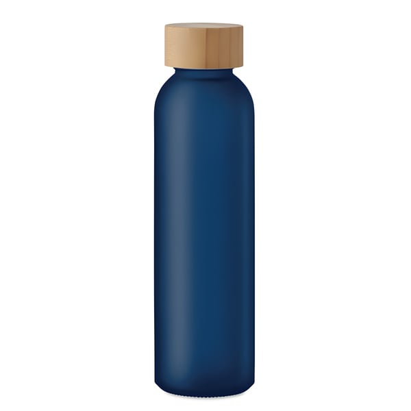 Stylish Glass Bottle with Bamboo Lid