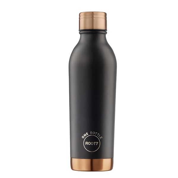 Stylish Black Bottle with Double Wall Insulation