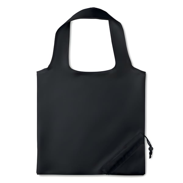 Foldable 210D Polyester Shopping Bag with Drawstring Closure
