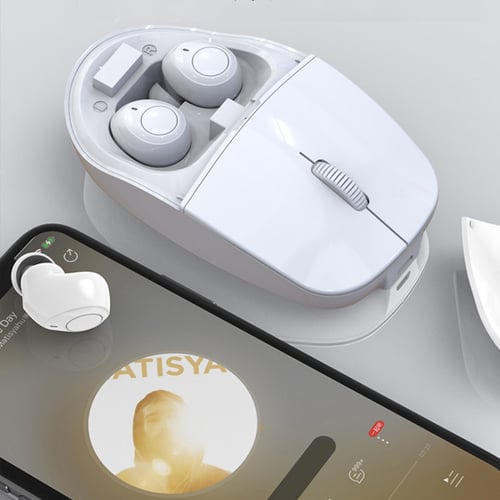 עכבר מחשב אלחוטי עם אוזניות TWS מבית רובוטיקס