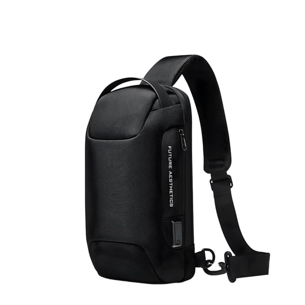 Anti-Theft Crossbody Bag with TSA Lock, Built-In USB, Water Resistant - BANGE