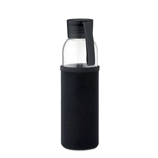 Recycled Glass Bottle with Neoprene Pouch and PP Lid