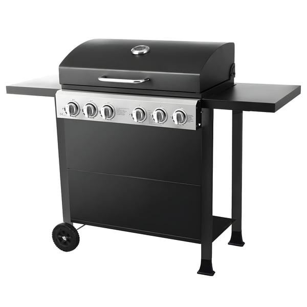 גריל גז חוץ 6 מבערים קנזס מבית Buffalo Chef