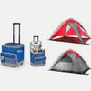 Perfect Family Camping Set: Tent, Awning & Giant Cooler Trolley