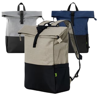 תיק גב אקולוגי דו-גווני למחשב נייד