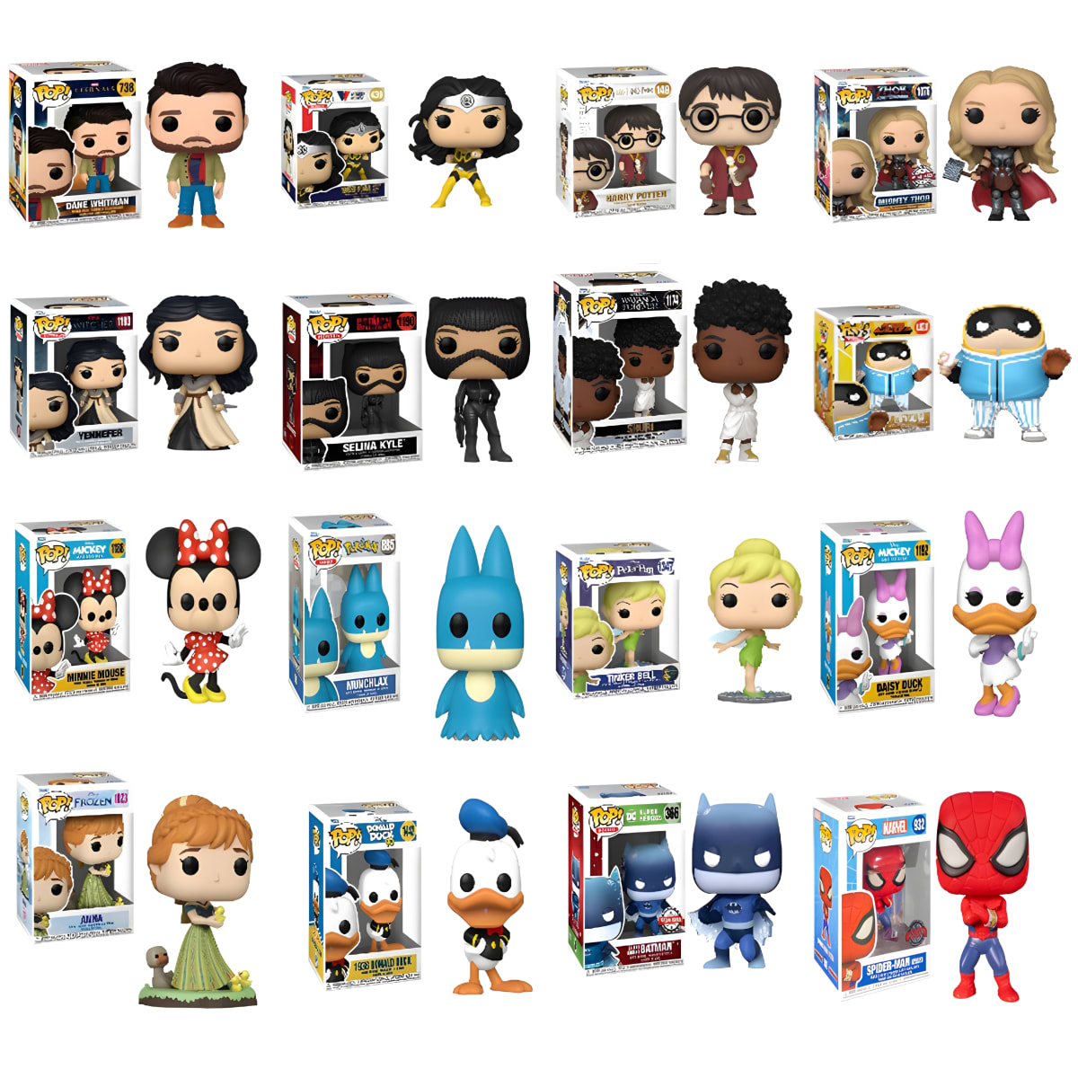 בובות POP מלהיבות מדמויות מתחדשות