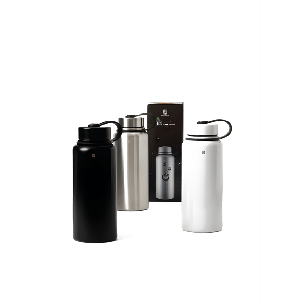 Silver Stainless Steel Thermos 550ml - Polo Swiss Atlantis