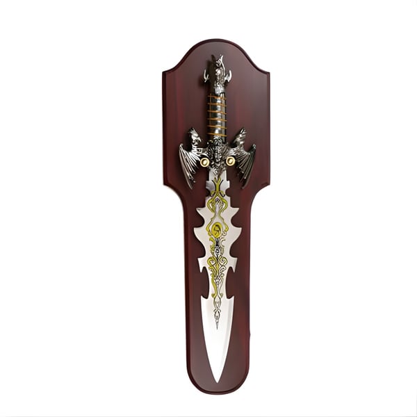 Decorative Sword with Premium Wooden Base 48 cm