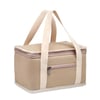 Durable Washed Canvas Cooler Bag with Cotton Strap for 6 Cans