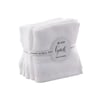 Set of 5 Classico White Towels 100% Cotton - 30/30 cm