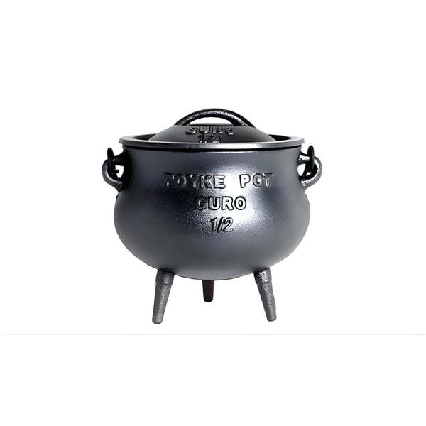 Cast Iron Potjie Pot 1.8L for Personal Cooking and Baking