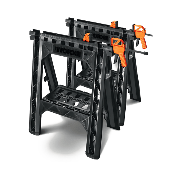 WORX Dual Sawhorse - Durable & Portable