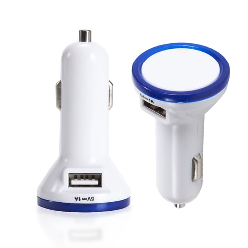 מטען USB לרכב עם תאורה ולוגו מותאם