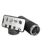 בקבוק תרמי עם מכסה משמש כמעמד לנייד - תרמו סטנד