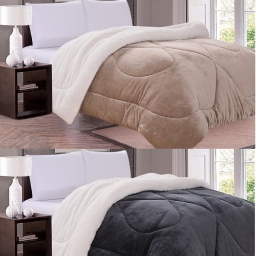 שמיכה יוקרתית בתאומים עם מילוי נוצות אווז 260 גרם - נוחות חמימה