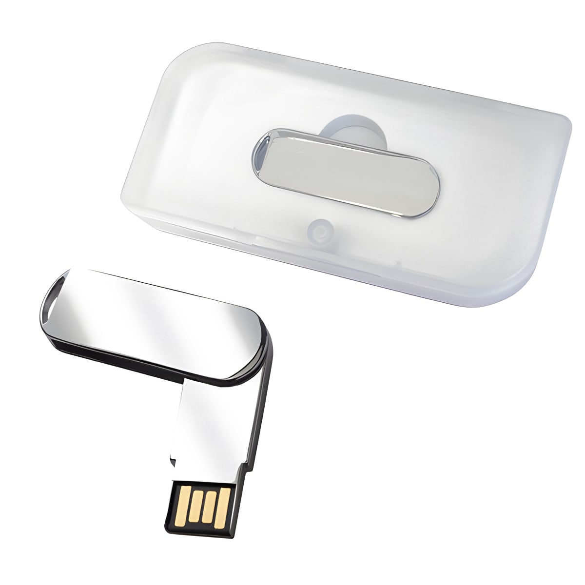 כונן פלאש USB מבריק 32GB אמדאו - מתכת