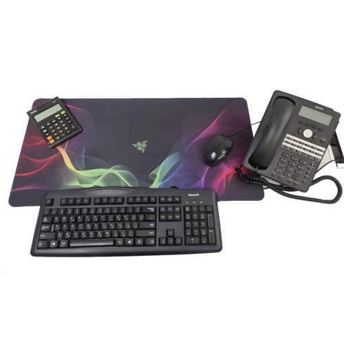 פד גדול מעוצב לשולחן עבודה לעכבר מקלדת ועוד - הדפס צבעוני