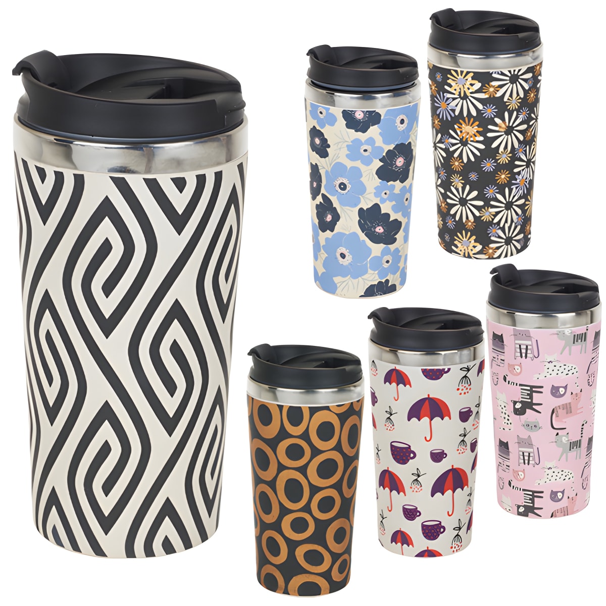 ספל תרמי אקולוגי מנירוסטה ובמבוק 450 מ"ל - ECO TREE