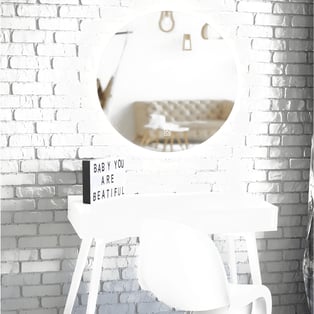 מראת לד מעוצבת עם לחצן מגע קוטר 60 ס"מ מבית Semicom