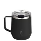 H2O-Pro ספל תרמי 420 מ"ל מנירוסטה עם ידית ומכסה אקרילי