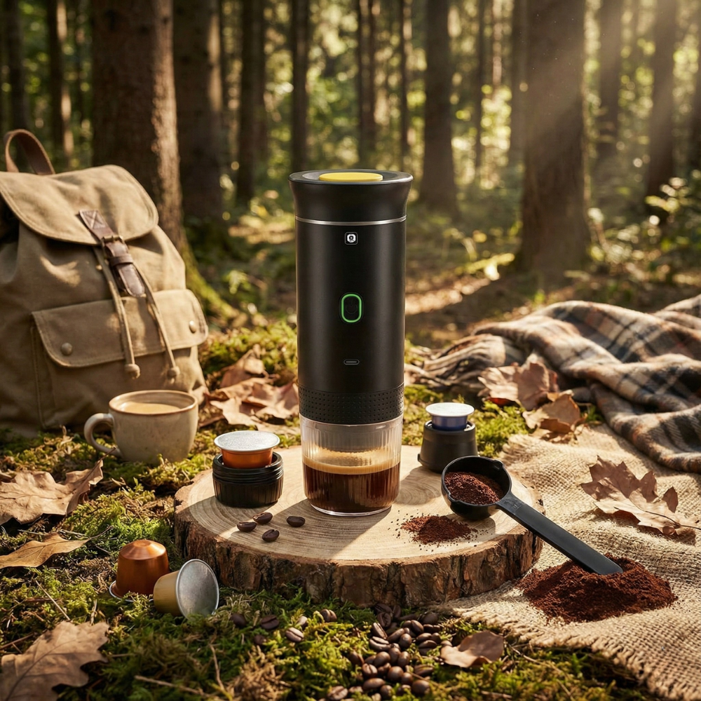 מכונת קפה ניידת אספרסו 3 ב-1 SWISS