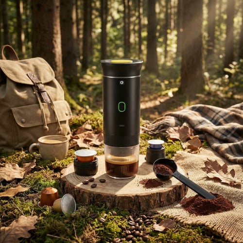 מכונת קפה ניידת אספרסו 3 ב-1 SWISS