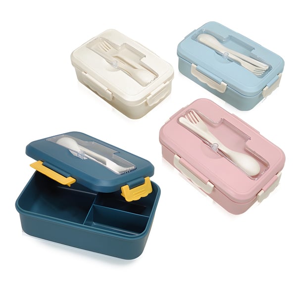 Breakfast - Durable Lunch Box with Personal Cutlery