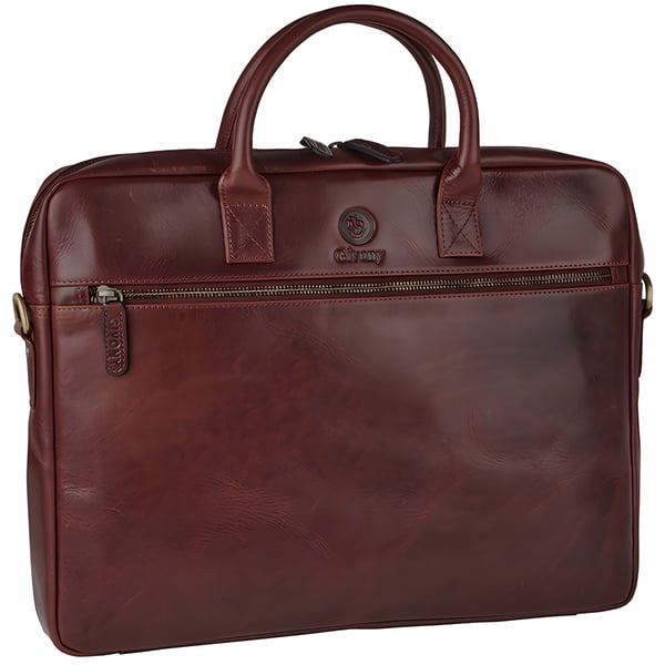 תיק עסקים יוקרתי מעור איטלקי למחשב נייד עד 15.6 אינץ'