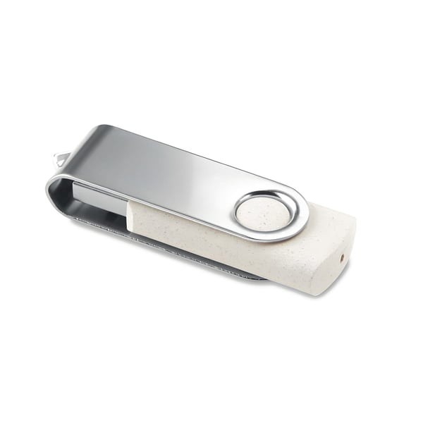 כונן פלאש USB 2.0 16GB עם כיסוי מתכת מגן