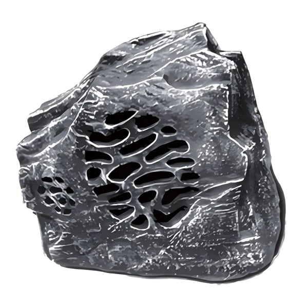 רמקול חוץ סלע 8 אינץ' לגינה – 200W, עמיד בכל מזג אוויר