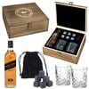Luxury Whiskey Gift Set - Johnnie Walker, Glasses & Ice Stones