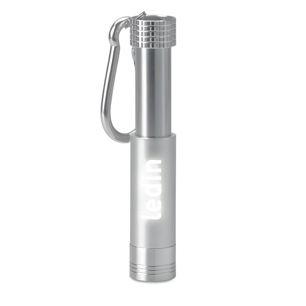 מפתח עם מיני פנס LED מתכתי