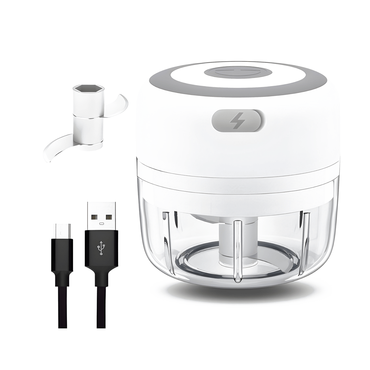 קוצץ מזון חשמלי מיני - טעינה USB