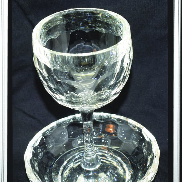 Crystal Kiddush Cup with Plate - Unique Gift Experience