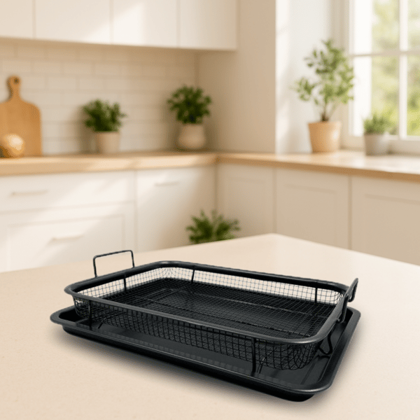 Frying Rack with Oil Drip Tray 25*35 from Roso's Classic Series
