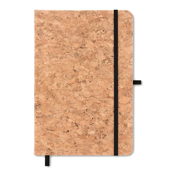 A5 Notebook with Durable Cork Cover